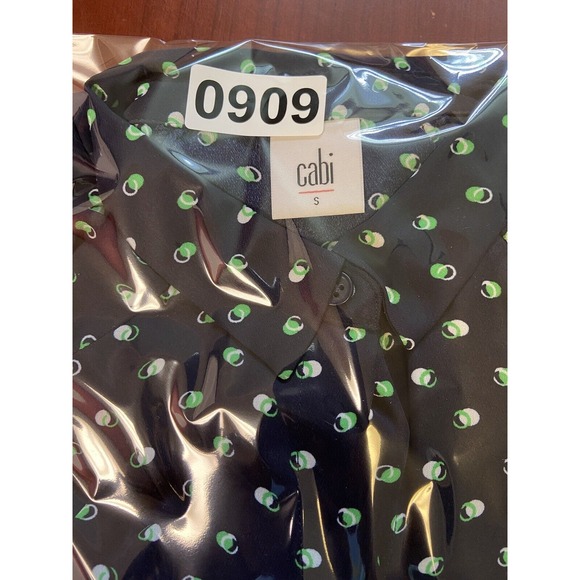 Cabi Womens Shirt Blouse Size Small Navy Oversized Button Down Casual Business - Picture 10 of 10